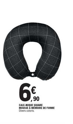 cale-nuque square mousse a memoire de forme