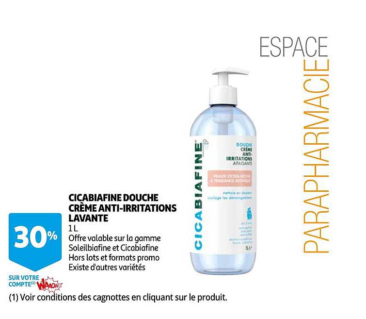 cicabiafine douche crÈme anti-irritations lavante