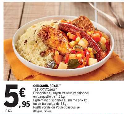 couscous royal "le privilege"