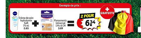 Crème De Soin Hydratante Soft + Pansements Universal