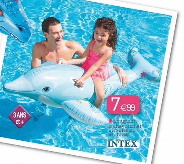 dauphin à chevaucher intex