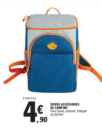 divers accessoires de camping