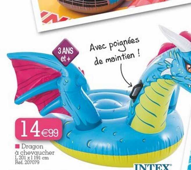 dragon à chevaucher intex