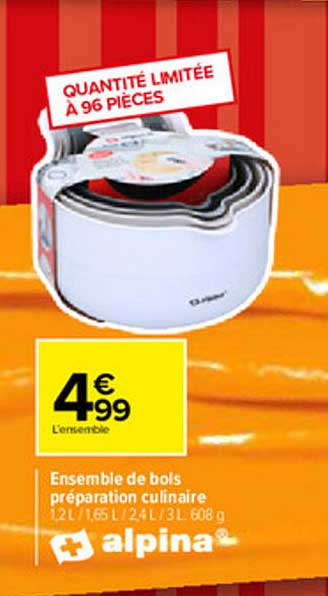 ensemble de bols préparation culinaire