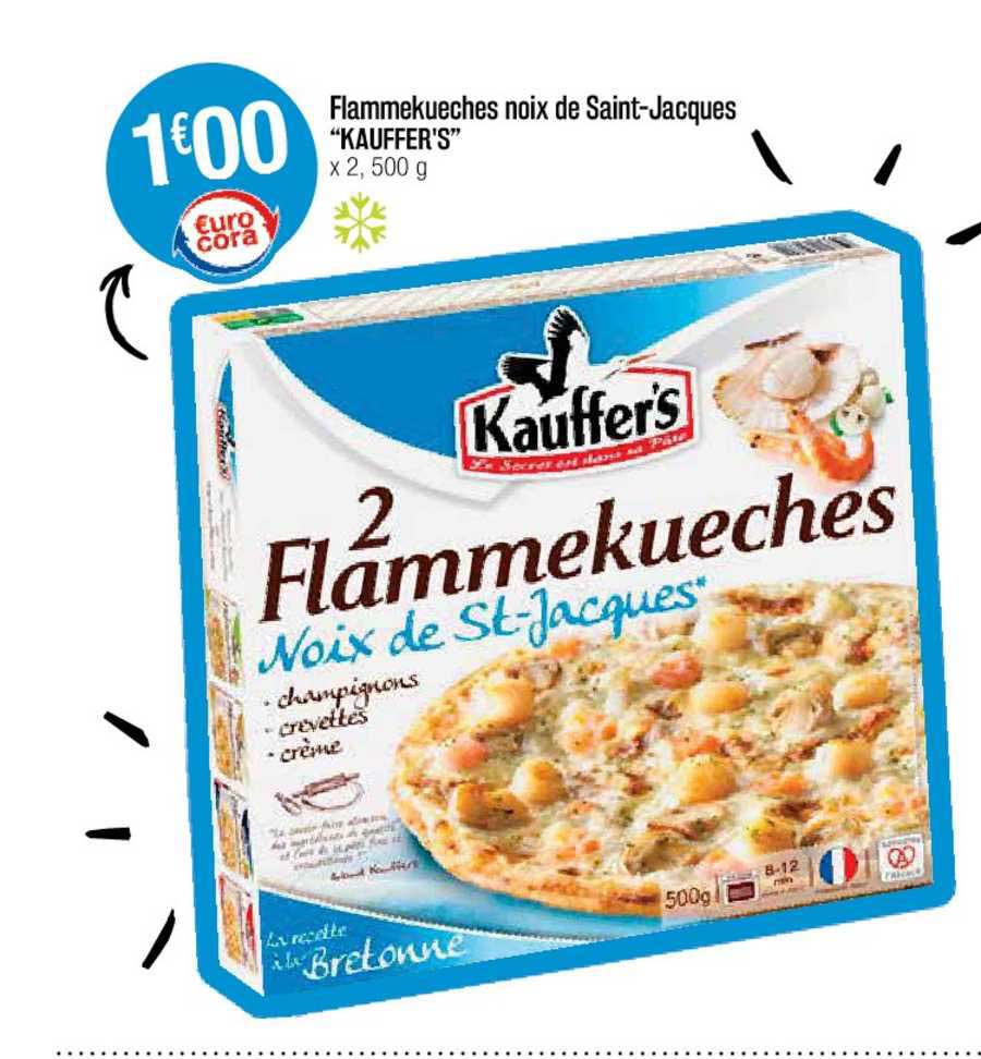 flammekueches noix de saint-jacques "kauffer's"