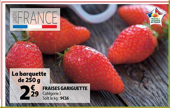 fraises gariguette