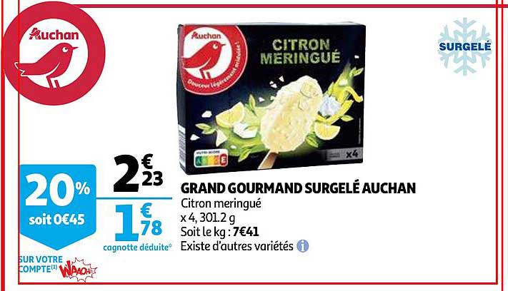 Grand Gourmand SurgelÉ Auchan