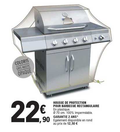 Housse De Protection Pour Barbecue Rectangulaire
