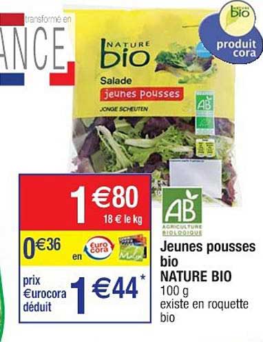 Jeunes Pousses Bio Nature Bio