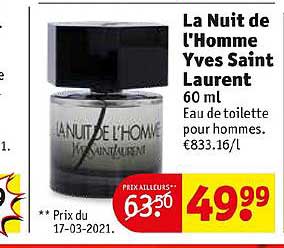 la nuit de l'homme yves saint laurent