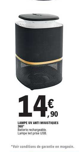 Lampe Uv Anti Moustiques 360