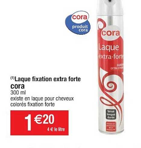 Laque Fixation Extra Forte Cora