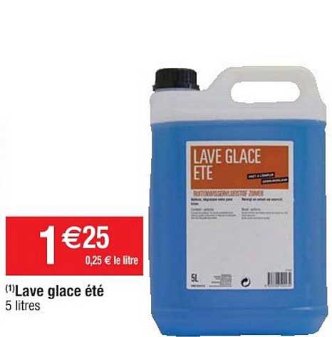 lave glace été