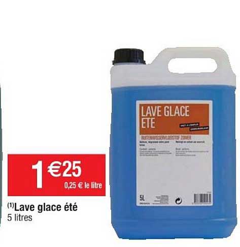 lave glace été
