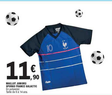 Maillot Juniors Sporko France Galactic