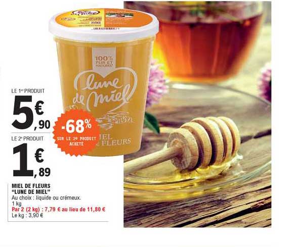 Miel De Fleurs "lune De Miel"