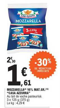mozzarella "casa azzurra"