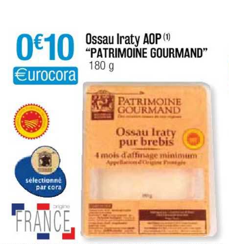 ossau iraty aop "patrimoine gourmand"