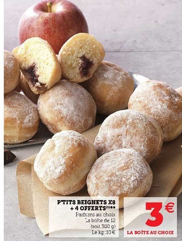 p'tits beignets x8 +4 offerts