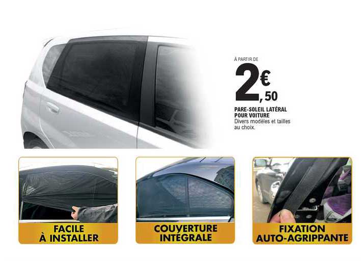 pare-soleil lateral pour voiture