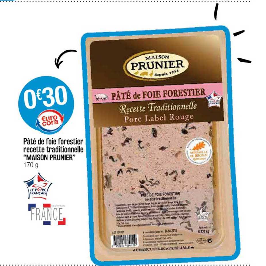 Pâté De Foie Forestier Recette Traditionnelle "maison Prunier"