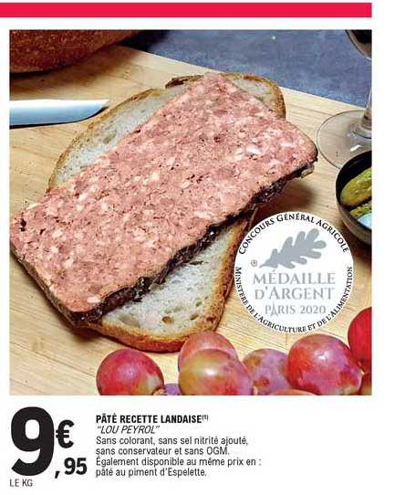 pate recette landaise "lou peyrol"