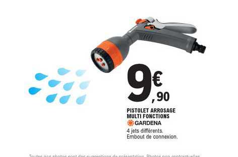 pistolet arrosage multi fonctions gardena