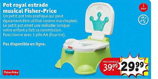 pot royal estrade musical fisher-price