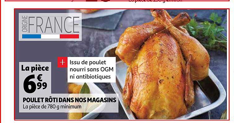 poulet rÔti dans nos magasins