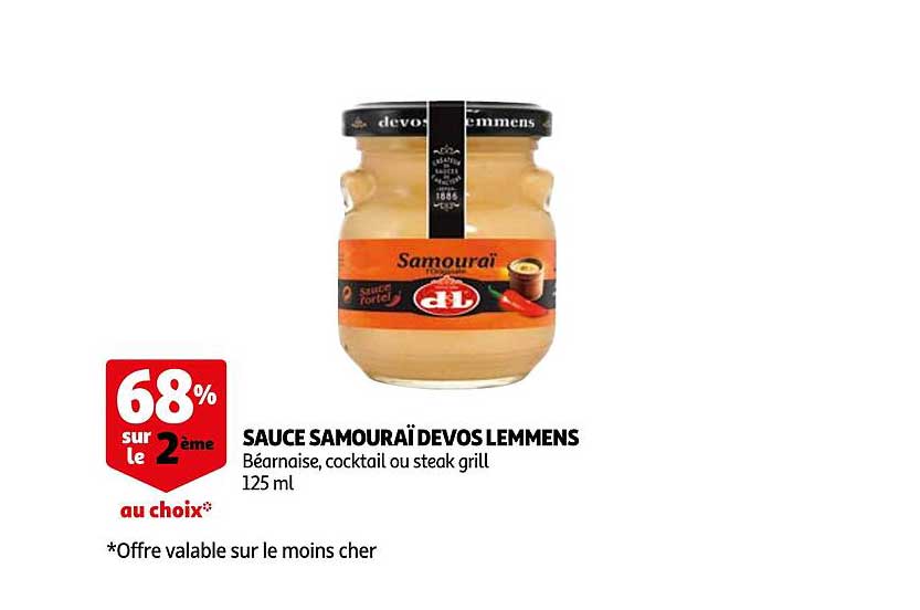 sauce samouraÏ devs lemmens