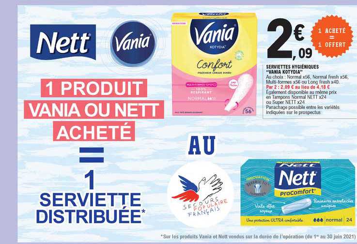 servettes hygieniques "vania kotydia"