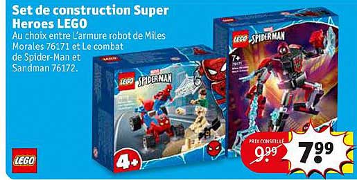 set de construction super heroes lego
