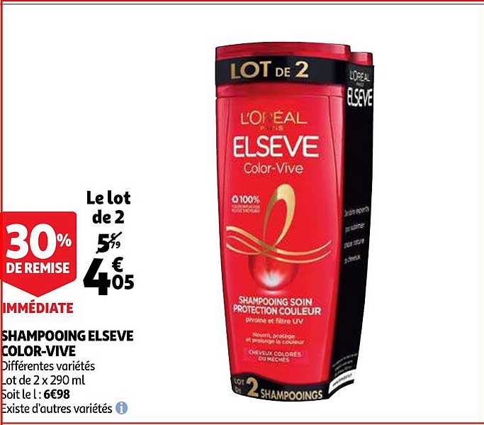 shampooing elseve color-vive