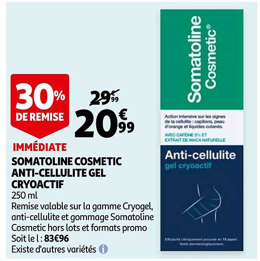 somatoline cosmetic anti-cellulite gel cryoactif