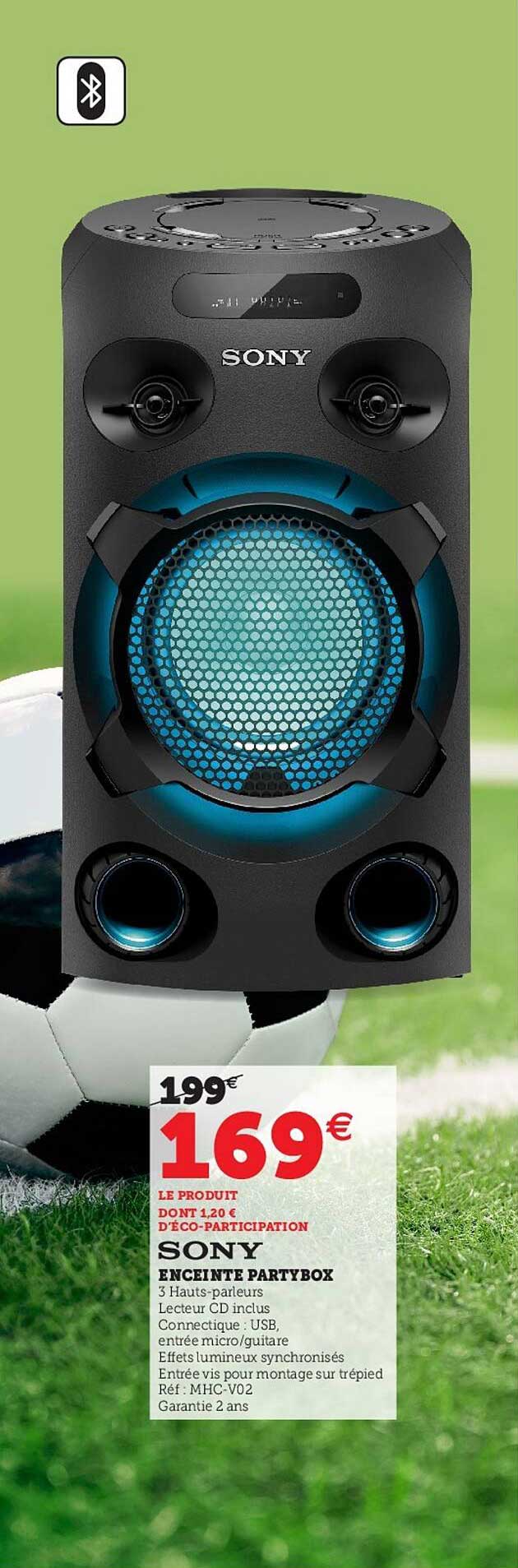 sony enceinte partybox