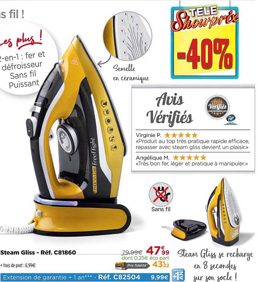 Steam Glis Réf C81860