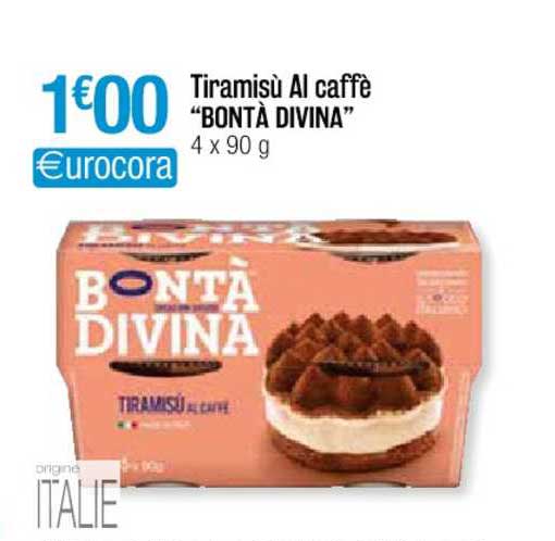 tiramisù al caffè "bontà divina"