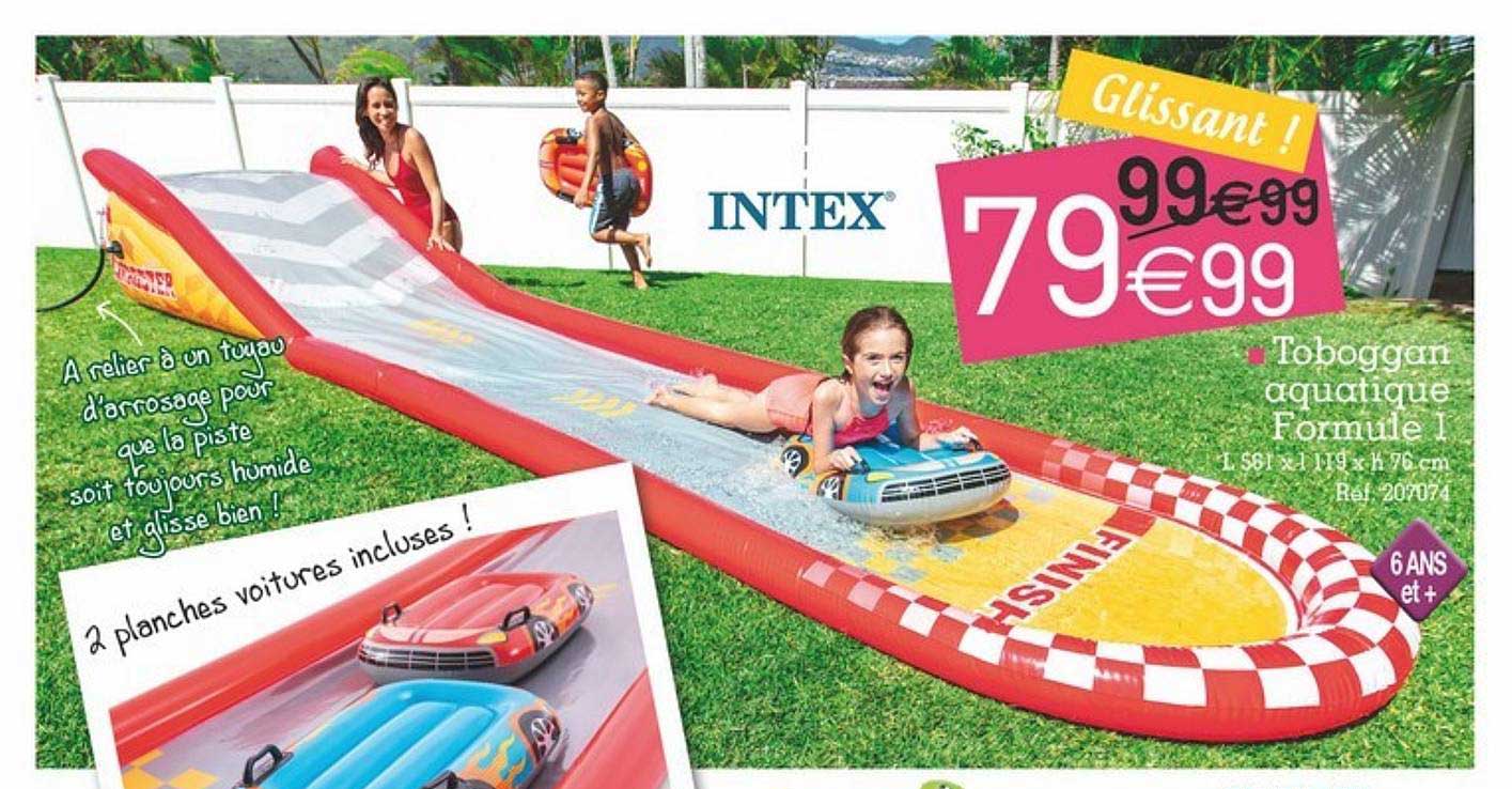 toboggan aquatique formule 1