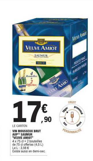 vin mousseux brut aop saumur "veuve amiot"