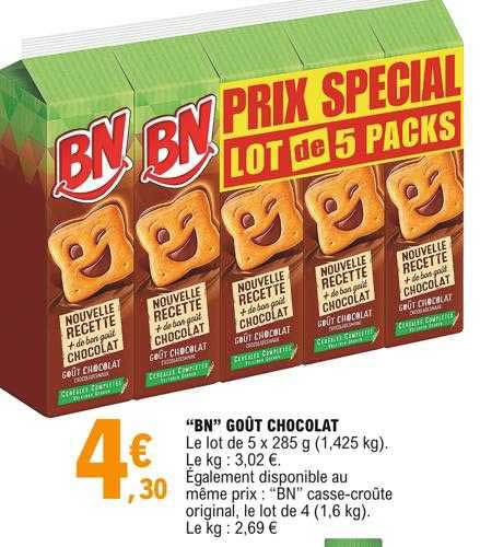 "bn" Goût Chocolat