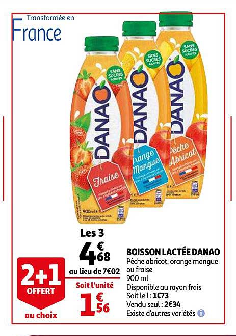 boisson lactée danao