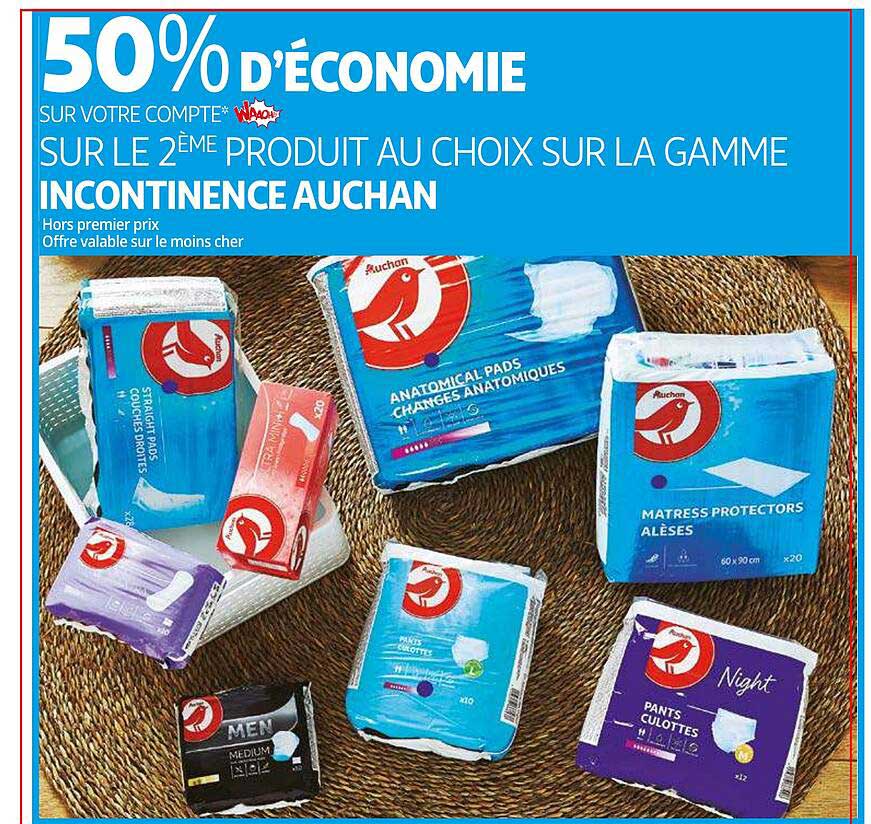 La Gamme Incontinence Auchan