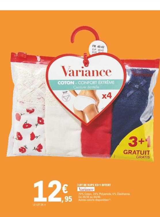 Lot De Slips X3 Variance