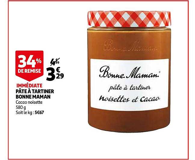 pâte à tartiner bonne maman