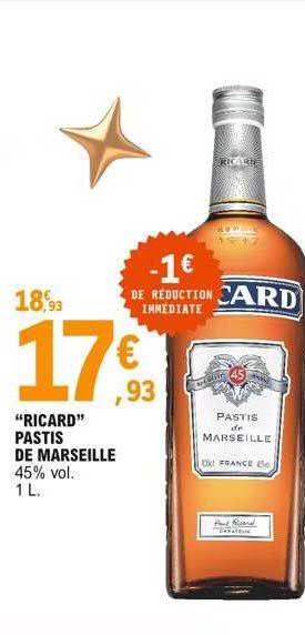 "ricard" Pastis De Marseille