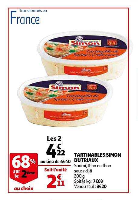 tartinables simon dutriaux