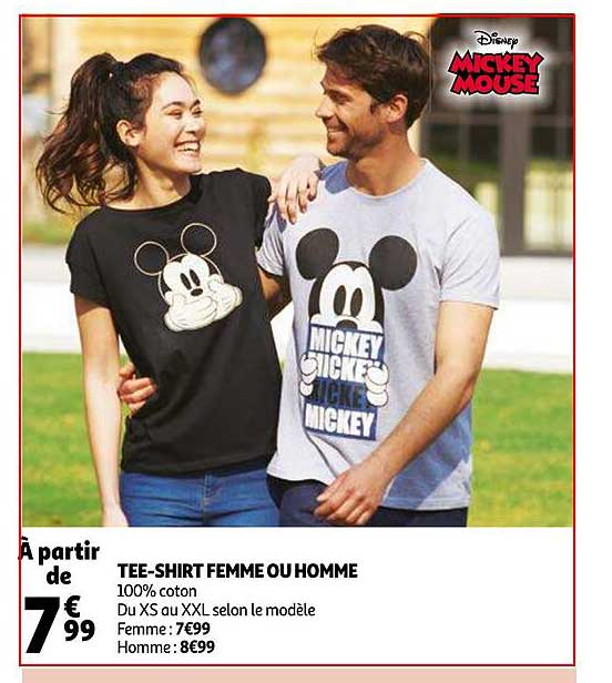 tee-shirt femme ou homme