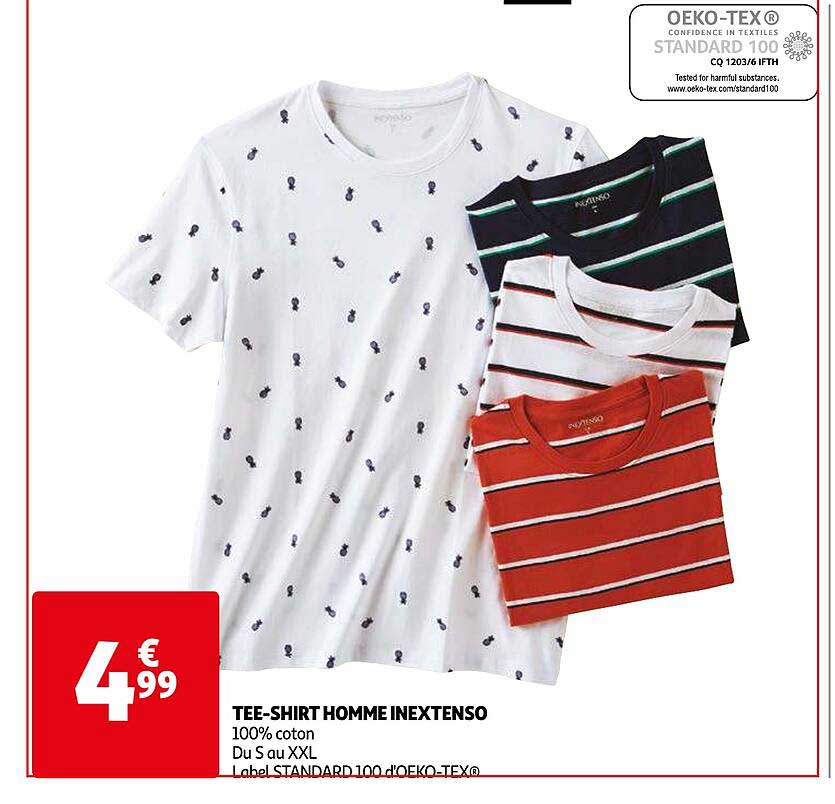 tee-shirt homme inextenso