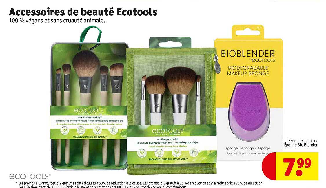 accessoires de beauté ecotools