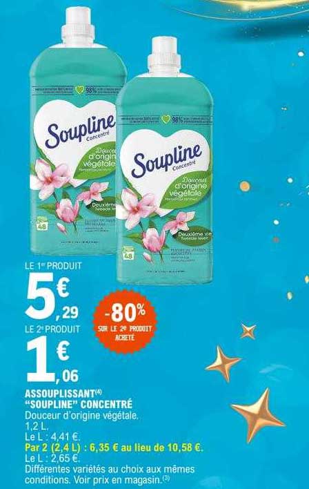 Assouplissant "soupline" Concentré